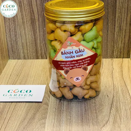 Bánh Gấu Nhân Kem