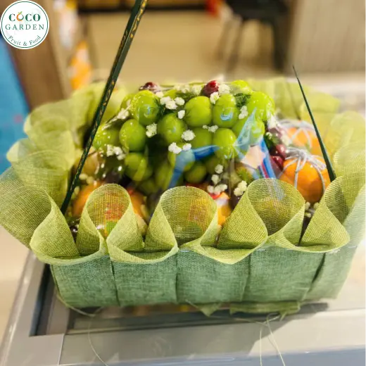Giỏ Trái Cây Quai Xách Vuông 1