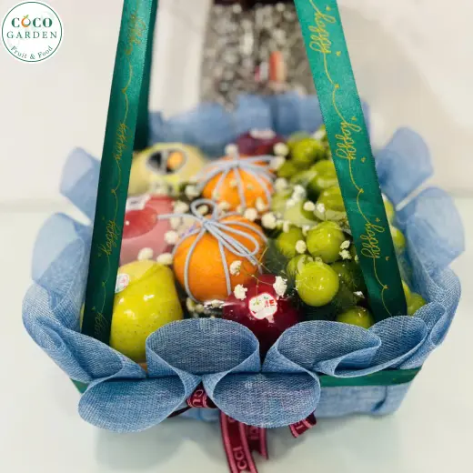 Giỏ Trái Cây Quai Xách Vuông 3