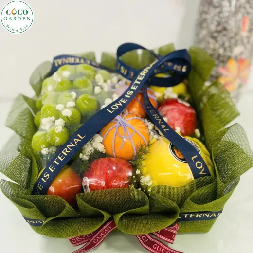 Giỏ Trái Cây Quai Xách Vuông 4