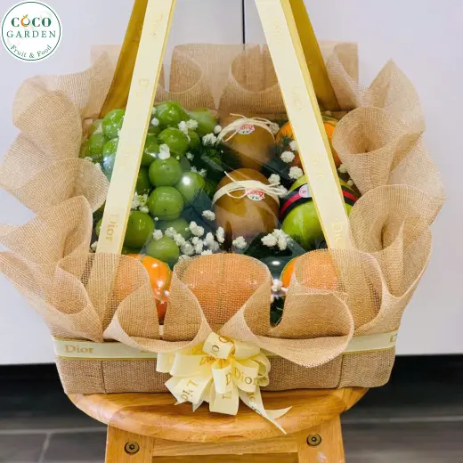 Giỏ Trái Cây Quai Xách Vuông 7