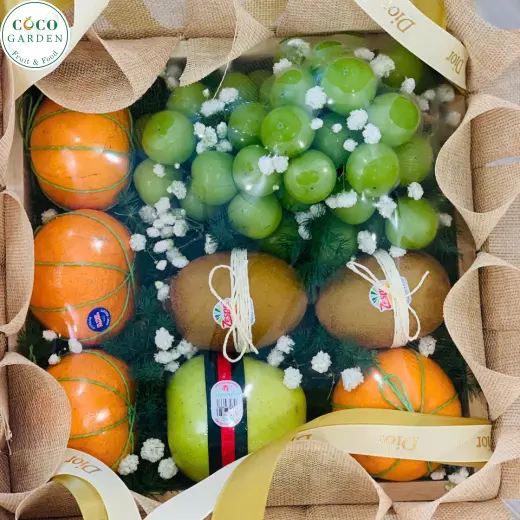 Giỏ Trái Cây Quai Xách Vuông 9