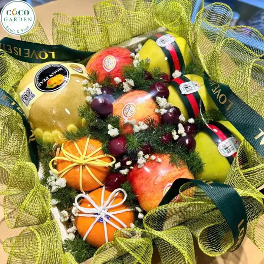 Giỏ Trái Cây Quai Xách Vuông 11