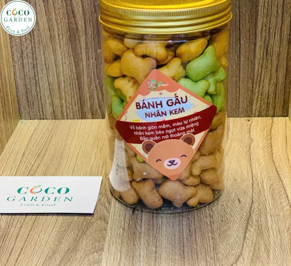 Bánh Gấu Nhân Kem