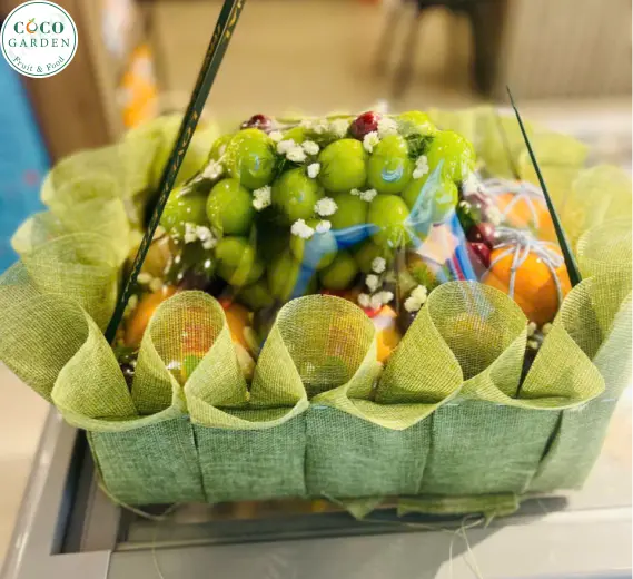 Giỏ Trái Cây Quai Xách Vuông 1