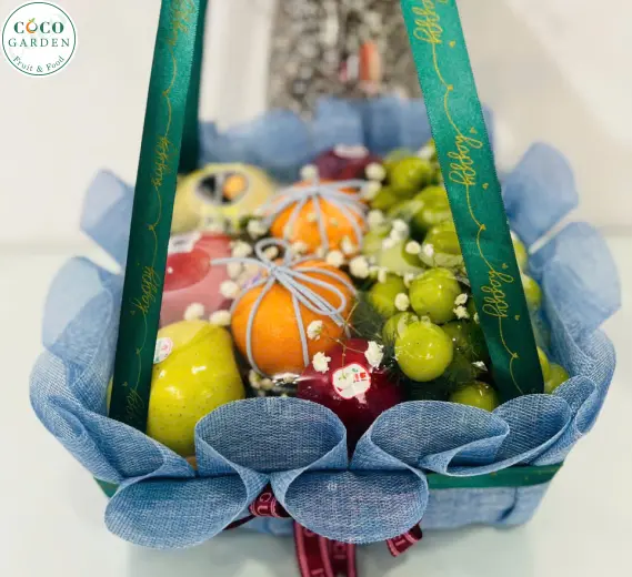 Giỏ Trái Cây Quai Xách Vuông 3