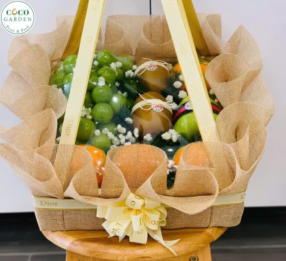 Giỏ Trái Cây Quai Xách Vuông 7