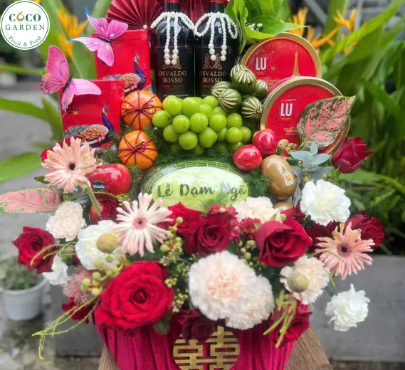Giỏ Trái Cây Dạm Ngõ Cao Cấp | Gói Theo Yêu Cầu