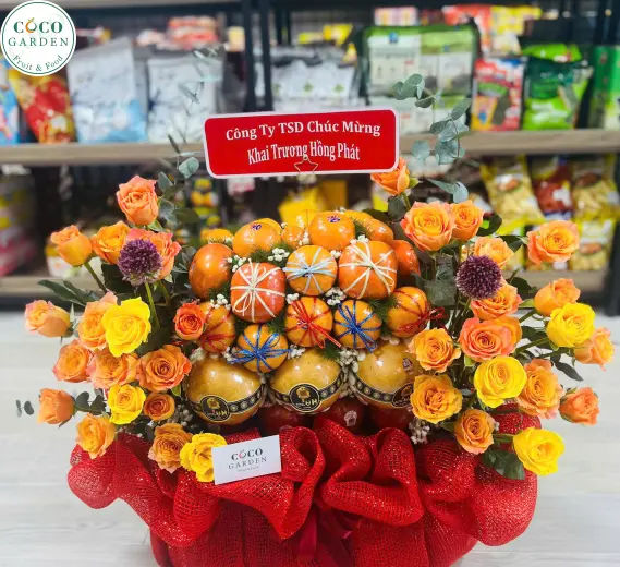 +10 Mẫu Giỏ Trái Cây Khai Trương & Tân Gia Cao Cấp